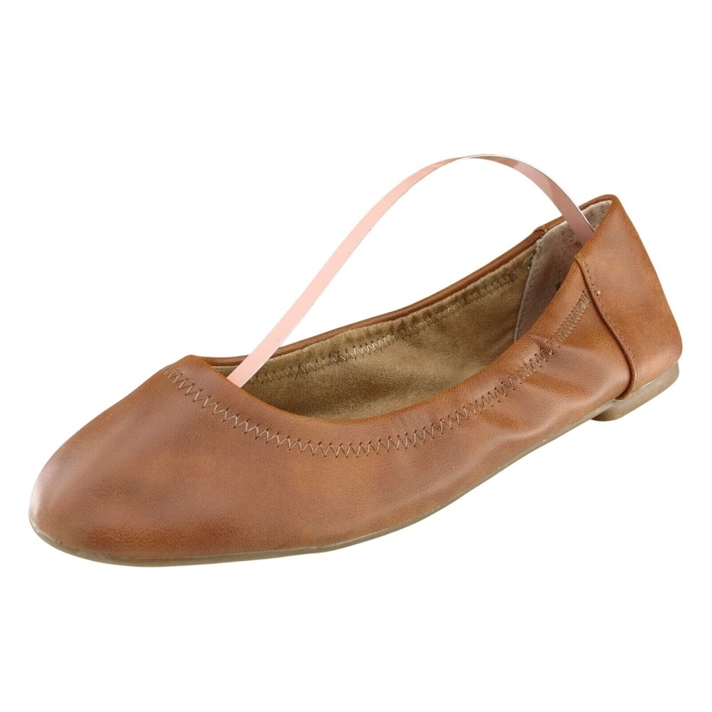 Amazon Essentials Women Sz 6 M Brown‎ Ballet Synthetic Shoes